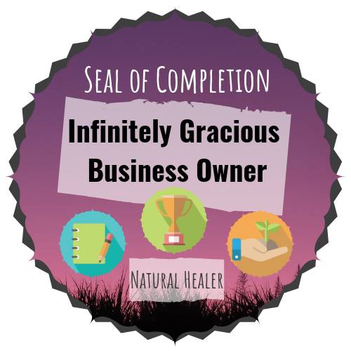 Badge der Infinitely Gracious Business Owner Zertifizierung